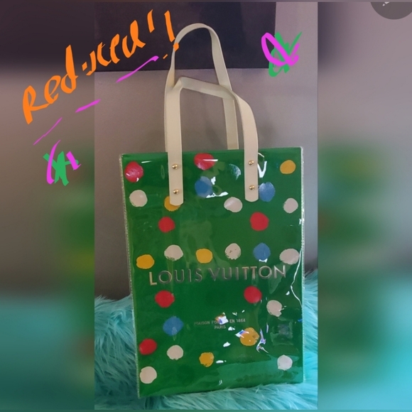 Louis Vuitton Dots Shopping Bag with PVC covering - Picture 1 of 7